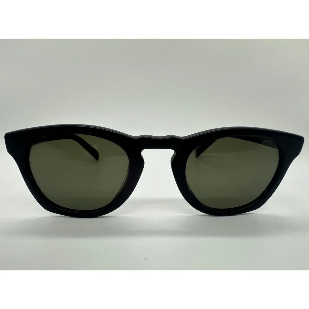 Warby Parker Solid Black Sunglasses‎ Topper 16 101 46-23-142
